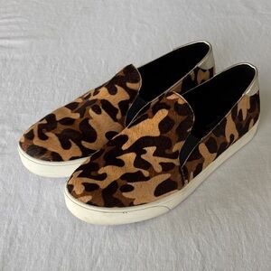 Cole Haan Grandpro Spectator 2.0 Slip on Calf Hair Camo Print Women's Sneakers